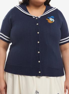 Her Universe Disney Donald Duck Knit Sailor Cardigan Plus Size Her Universe Exclusive, , hi-res